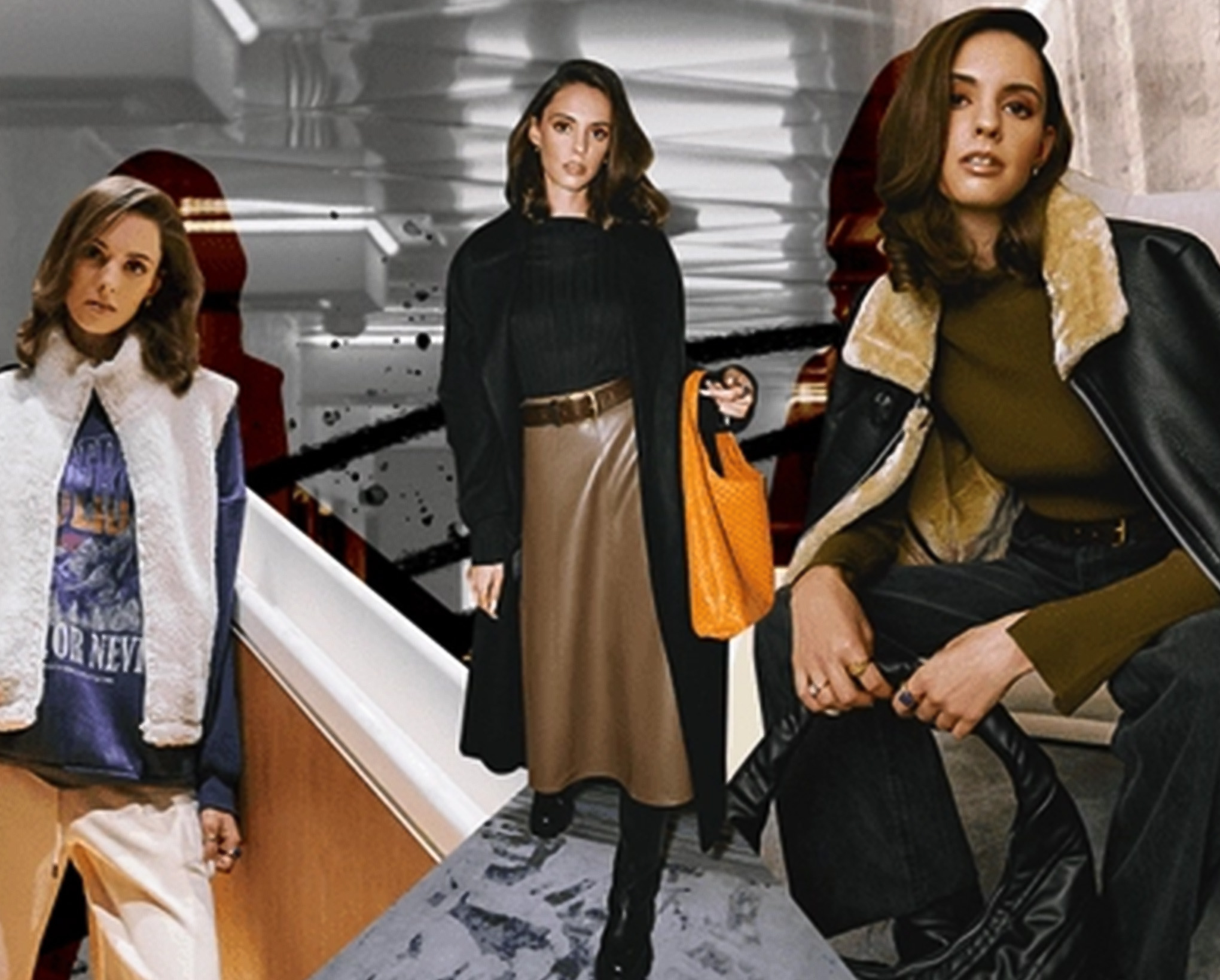 Frost and sun: collecting fashionable images for winter